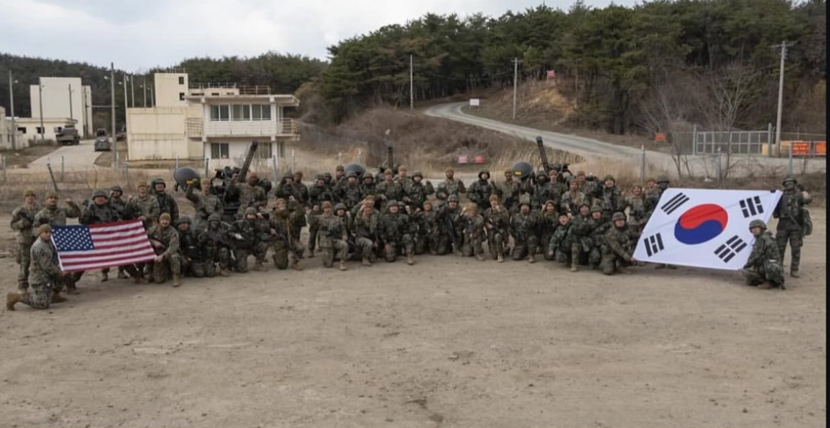 US and South Korean military forces joint training